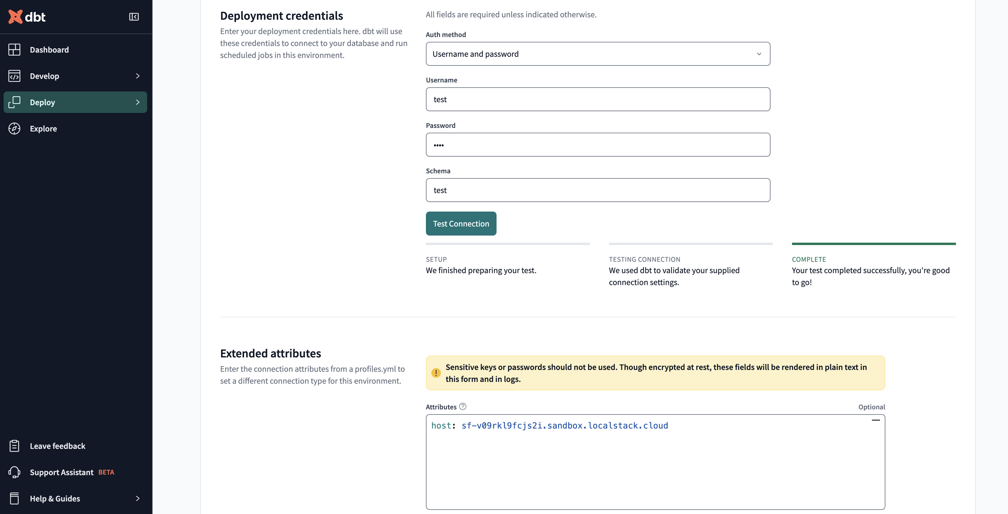 dbt Cloud Configuration